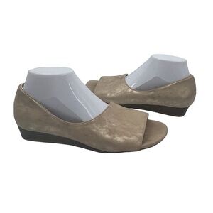 Naturalizer Gold Jaimee D'Orsay Wedge Shoes Size 9 Women's